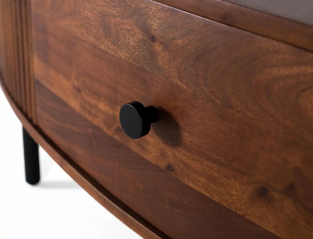 Tables basses - Table basse avec 1 tiroir en bois d'acacia - GINER Y COLOMER
