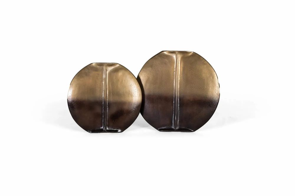 Vases - Set of 2 aluminum vases - GINER Y COLOMER