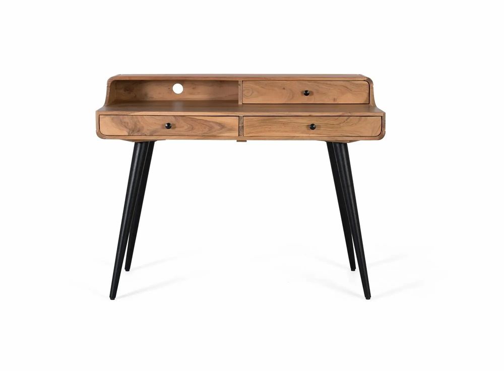 Bureaux - Bureau en bois d'acacia et métal - GINER Y COLOMER