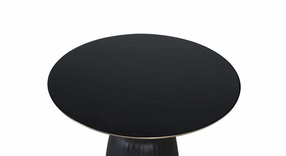 Tables basses - Table basse plateau verre trempé structure aluminium - GINER Y COLOMER