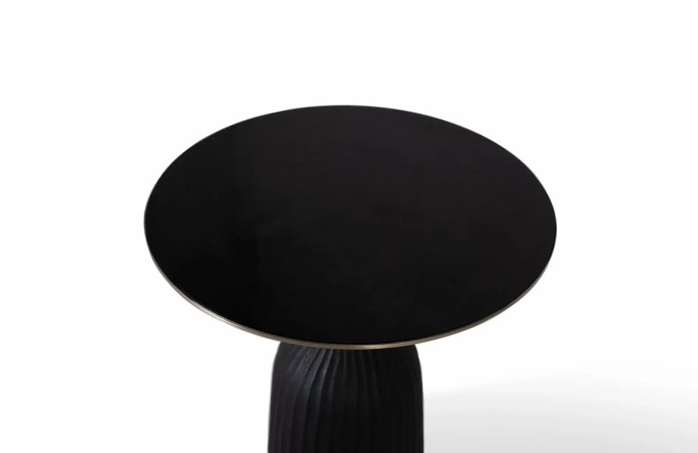 Tables basses - Table basse plateau verre trempé structure métal style moderne - GINER Y COLOMER