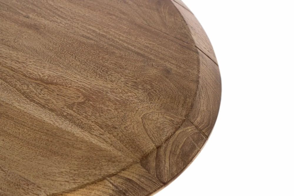 Tables Salle à Manger - Table à manger bois d'acacia naturel et fer noir 200cm - GINER Y COLOMER