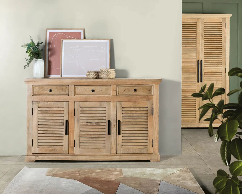 Sideboards - Sturdy sideboard, solid mango wood, authentic beauty - GINER Y COLOMER