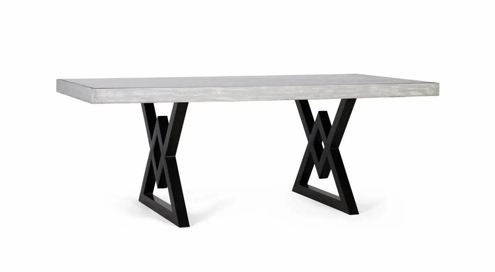Tables Salle à Manger - Table à manger rectangulaire en bois de manguier 200 cm - GINER Y COLOMER