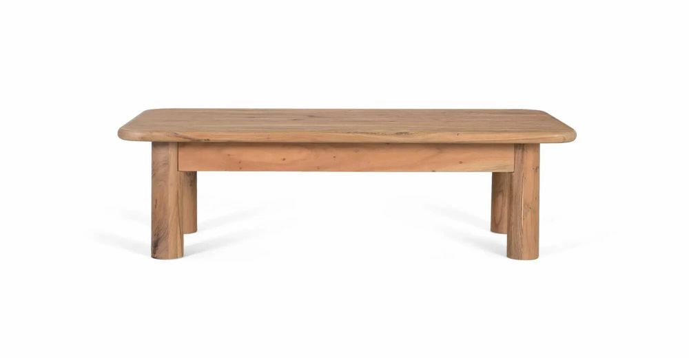 Coffee tables - Rectangular coffee table in solid acacia wood - GINER Y COLOMER