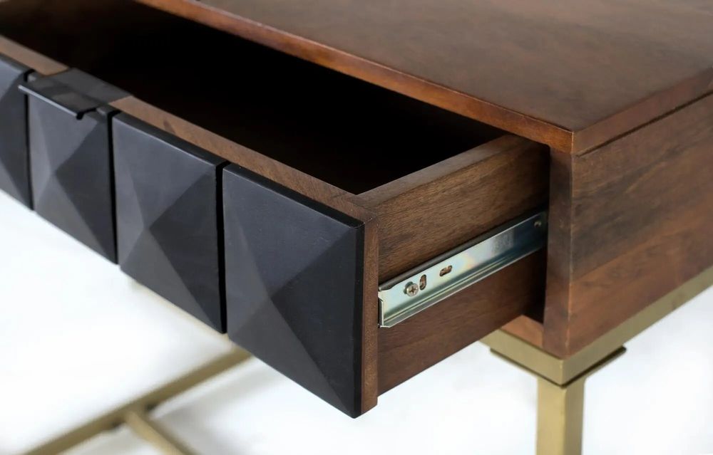 Consoles - Console en bois de manguier et structure en fer - GINER Y COLOMER