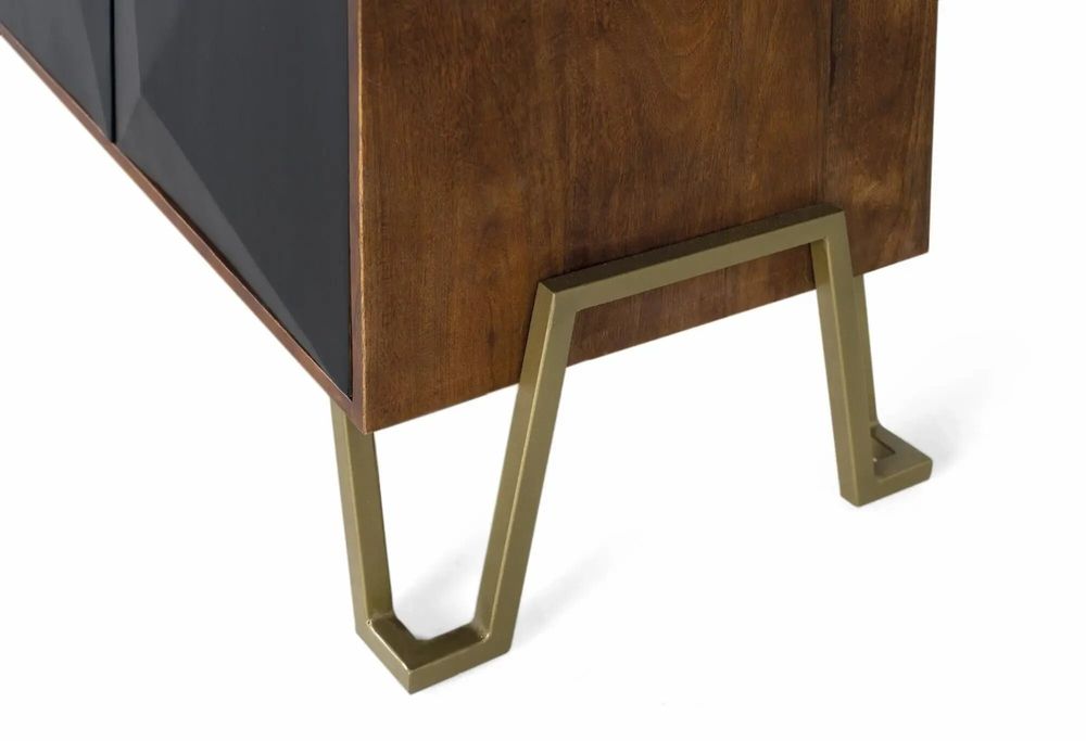 Buffets - Buffet à quatre portes en bois de manguier 180 cm - GINER Y COLOMER