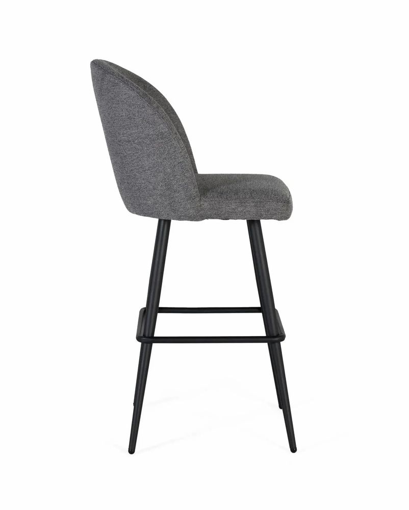 Tabourets - Lot de 2 tabourets recouverts de tissu et rembourrés - GINER Y COLOMER
