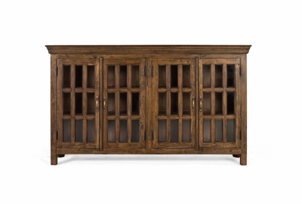 Buffets - Buffet sculpté à la main en bois de teck recyclé - GINER Y COLOMER