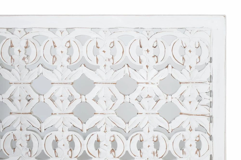 Beds - Headboard in stripped white MDF - GINER Y COLOMER
