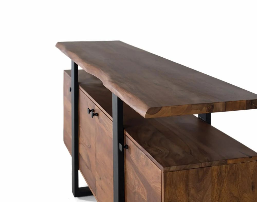 Buffets - Buffet à 4 portes en palissandre et pieds en métal - GINER Y COLOMER