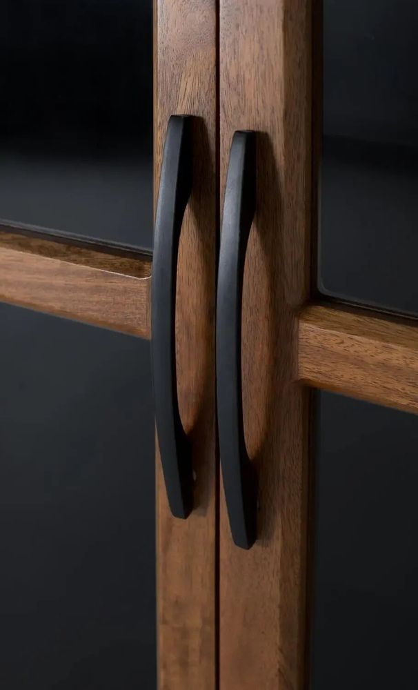 Wardrobe - 2-door display case in mango wood and metal structure - GINER Y COLOMER