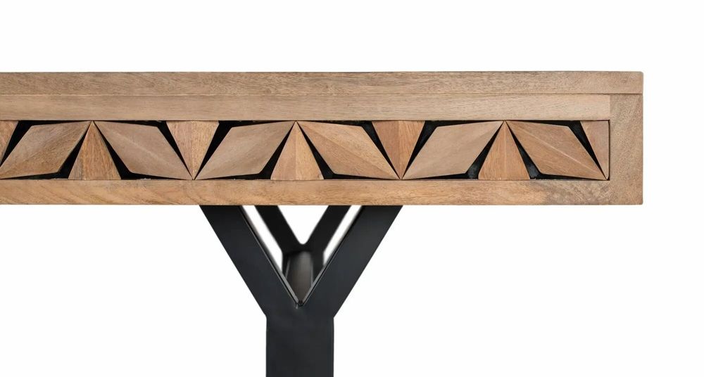 Dining Tables - Rectangular mango wood dining table 200 cm - GINER Y COLOMER