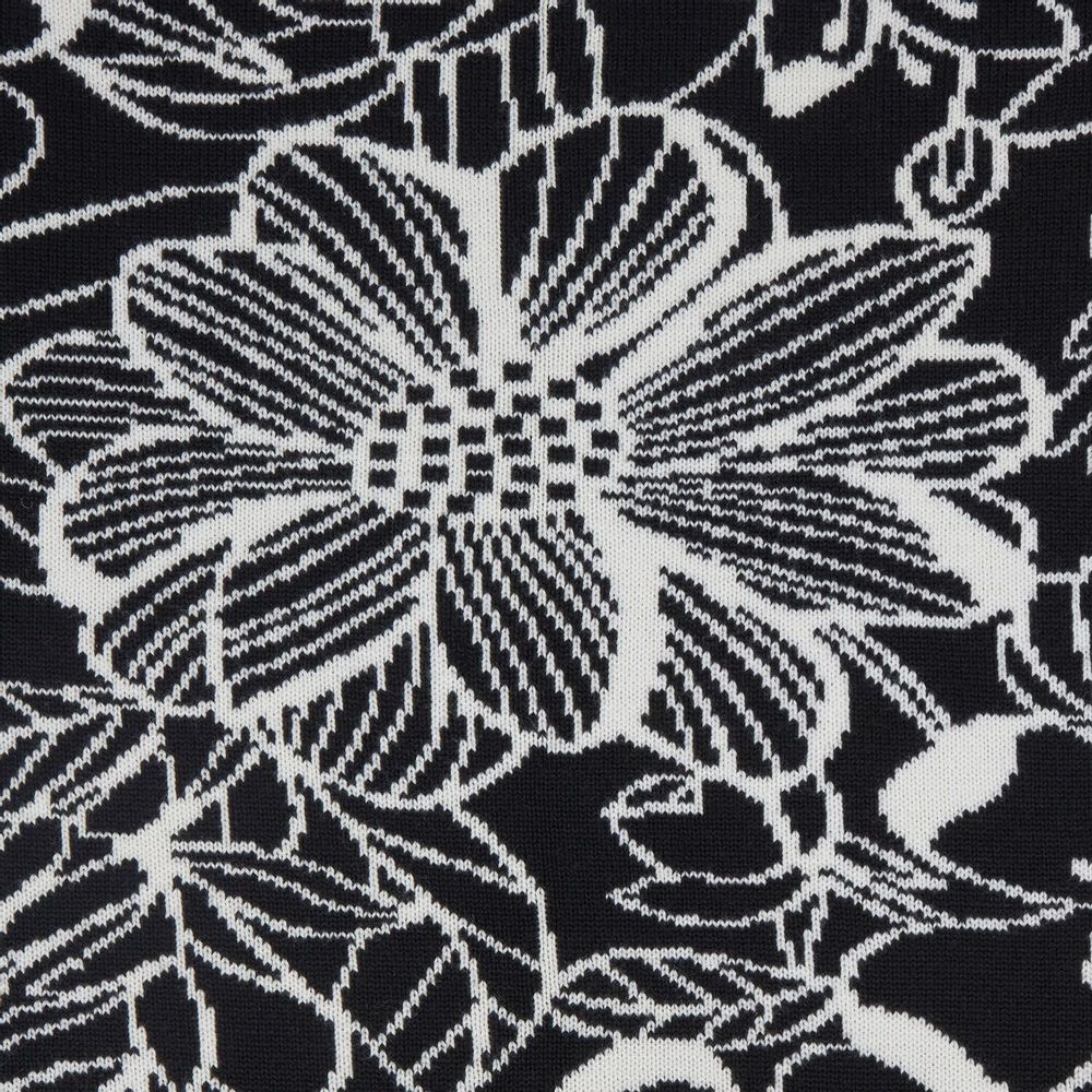 Plaids - Couverture réversible en laine 160x180 cm, 'Floral Figment' - SHAKU