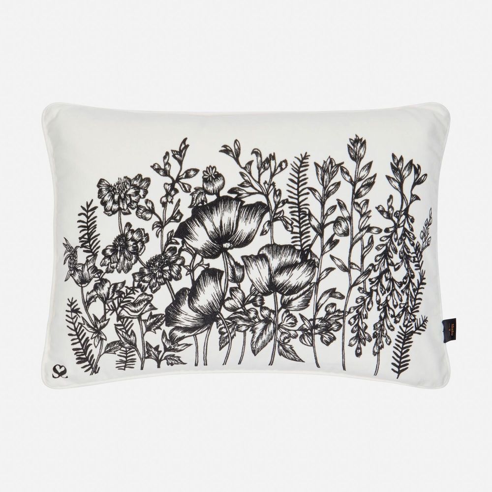 Coussins textile - Coussin en velours « Meadow » - 50 x 35 cm - SHAKU