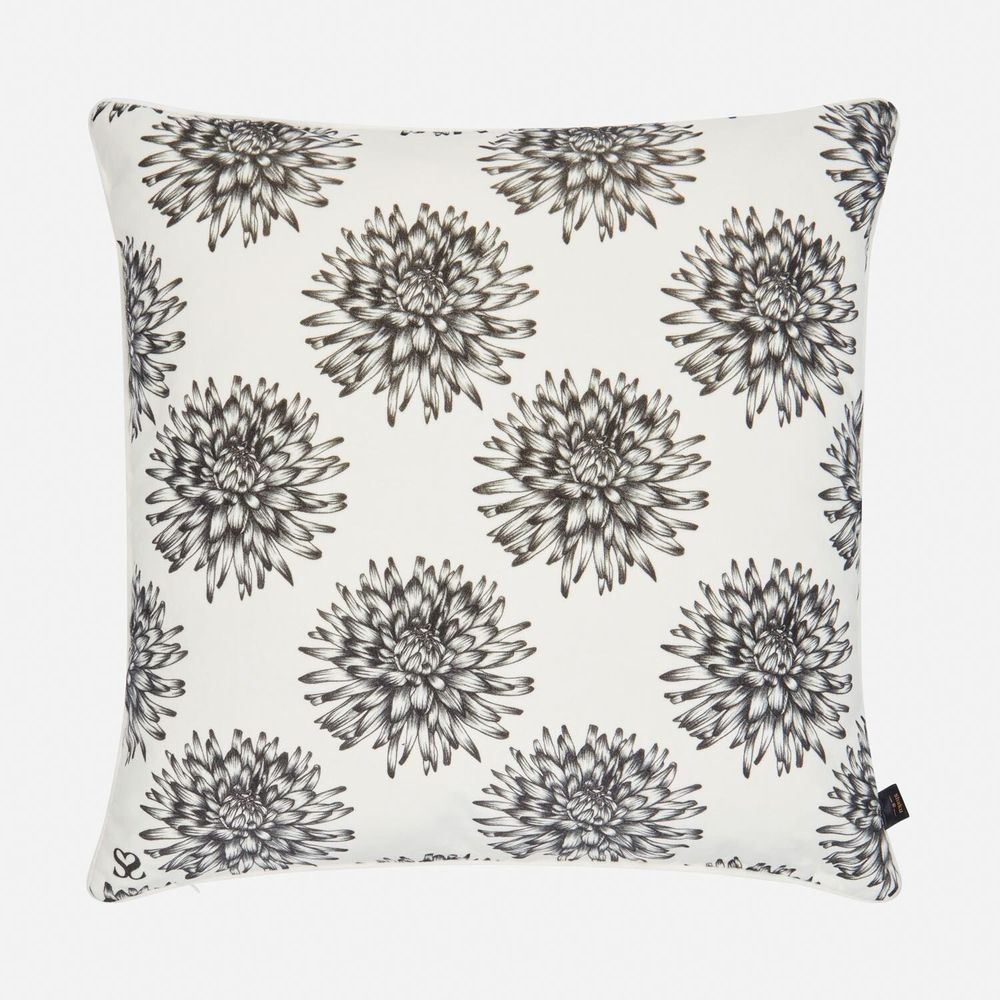 Fabric cushions - 'Dahlia' Velvet Cushion Cover, 60x60cm - SHAKU