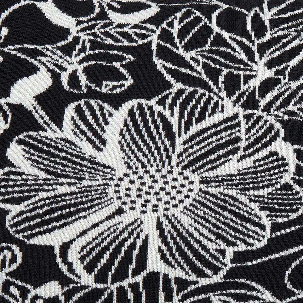 Fabric cushions - 'Floral Figment' Wool Cushion, 50x50cm - SHAKU