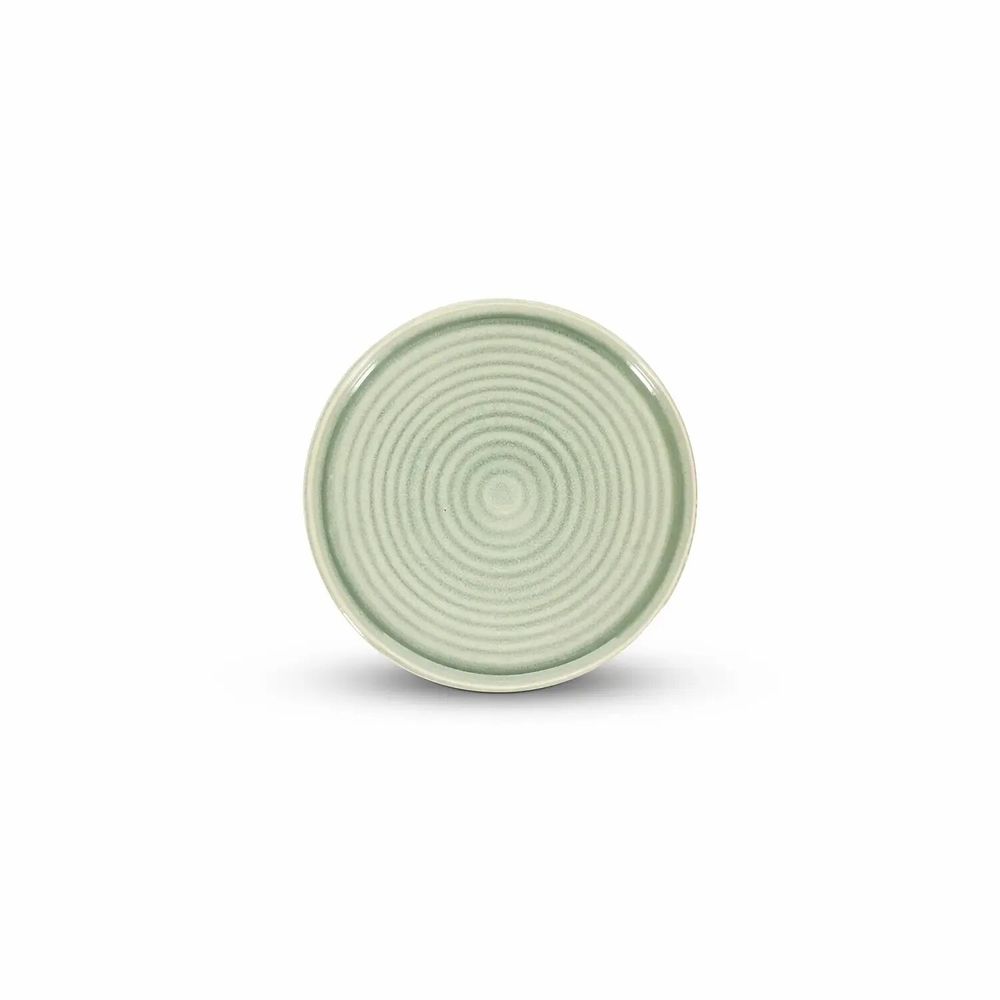 Everyday plates - Plate 21,5cm green Cameo - SALT&PEPPER