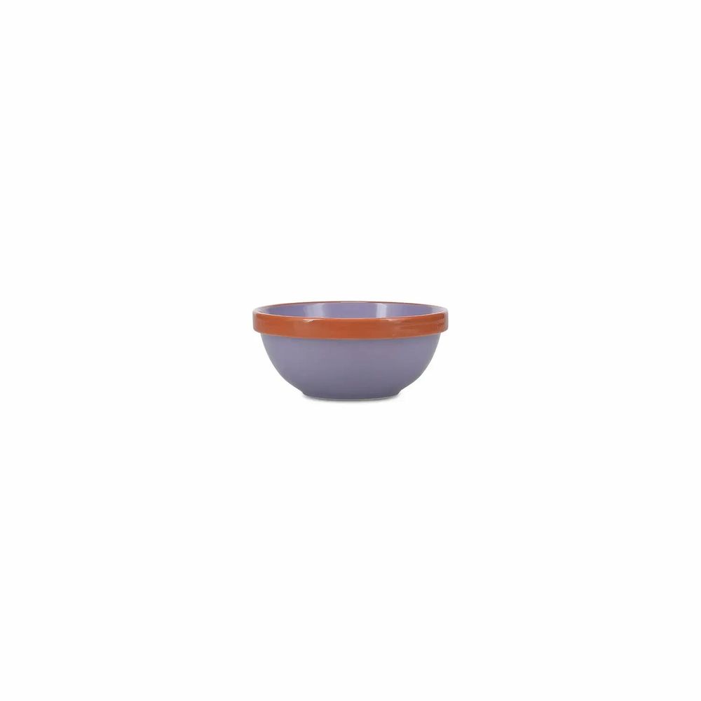 Bowls - Bowl 15,5xH6,5cm purple/orange Duo - ONA