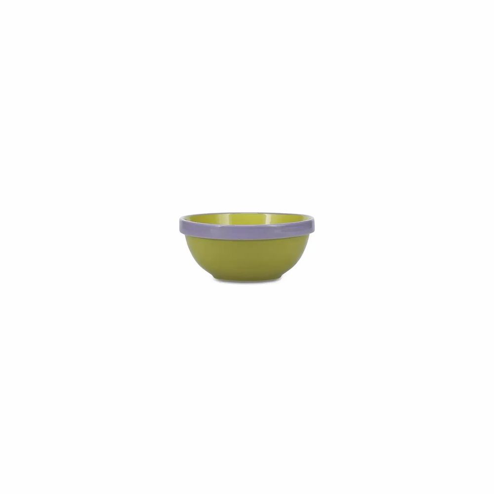 Bowls - Bowl 15,5xH6,5cm green/purple Duo - ONA