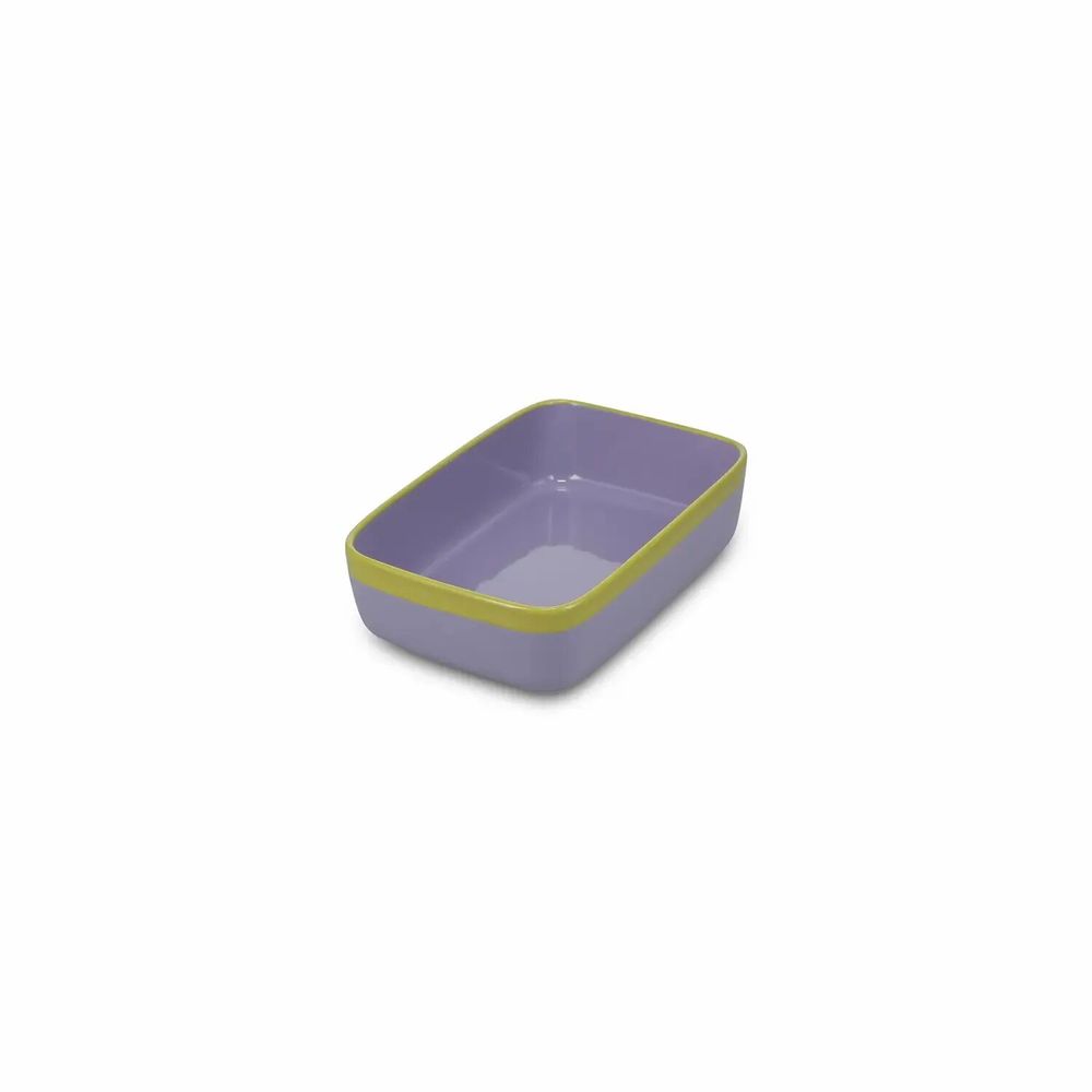 Stew pots - Baking dish 22,5x15xH6cm purple/green Duo - ONA