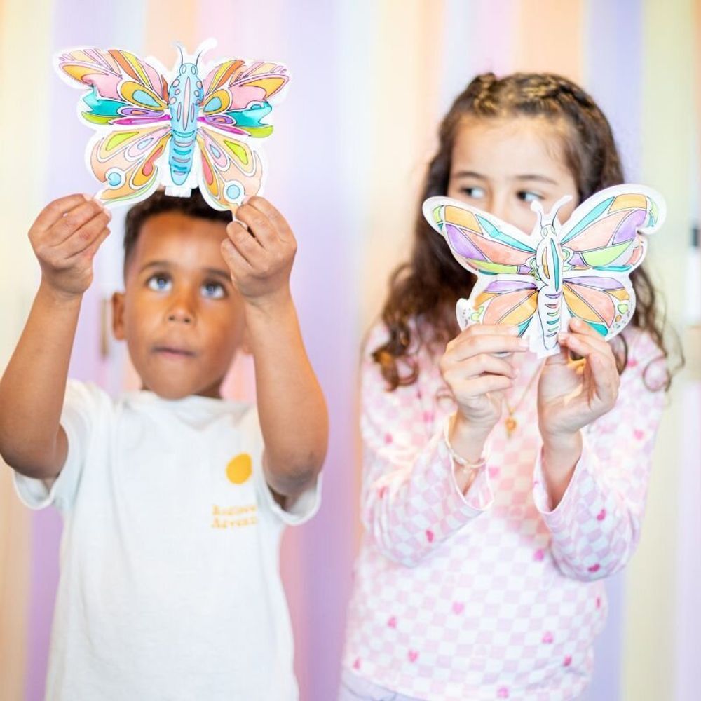 Decorative objects - 2 inflatable butterfly coloring - ARA-CREATIVE