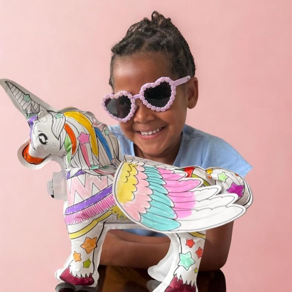Children's arts and crafts - Inflatable Coloring - Giant Unicorn - ARA-CREATIVE