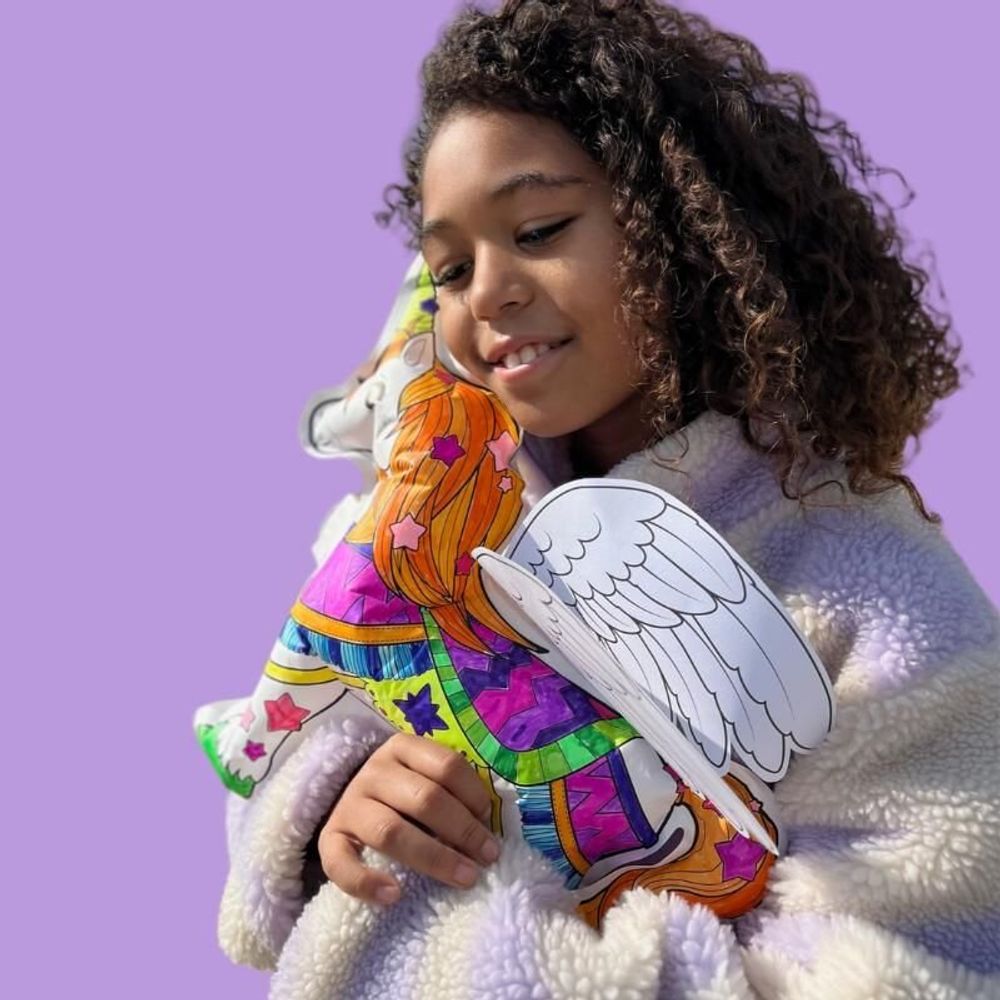 Children's arts and crafts - Inflatable Coloring - Giant Unicorn - ARA-CREATIVE