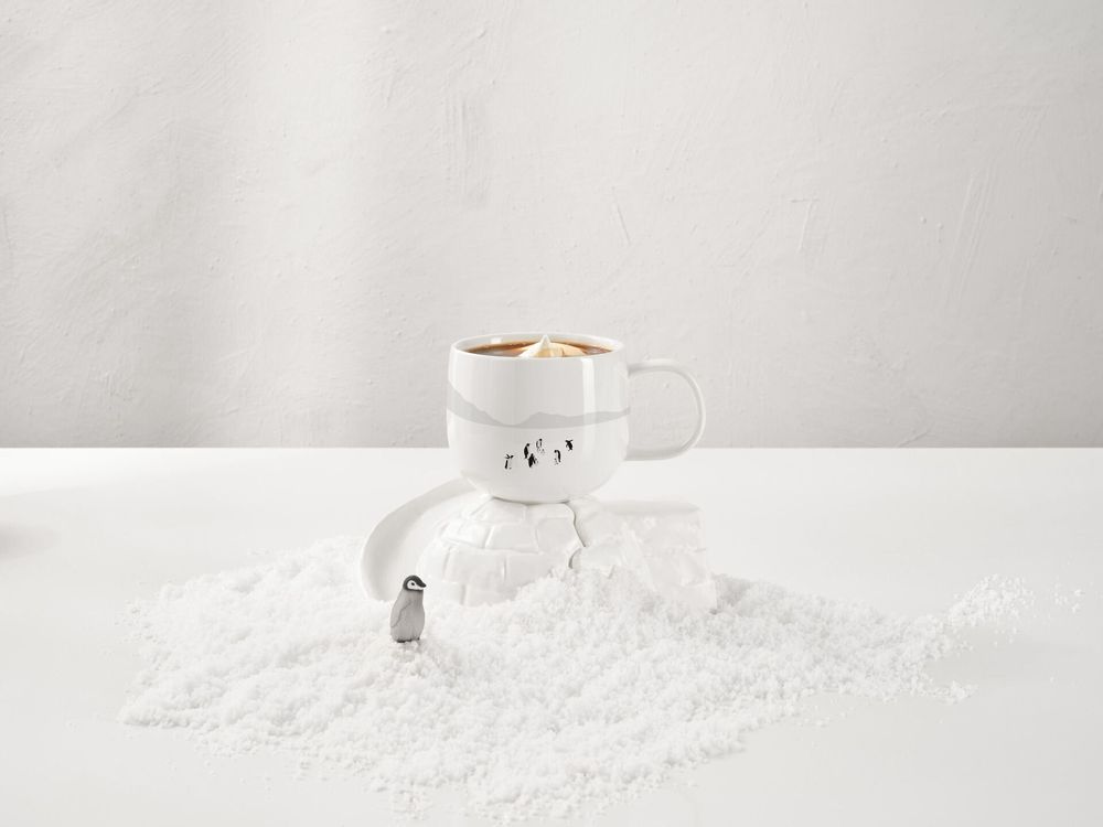 Mugs - JOY Snow Tracks Mugs and Mugs - ASA SELECTION