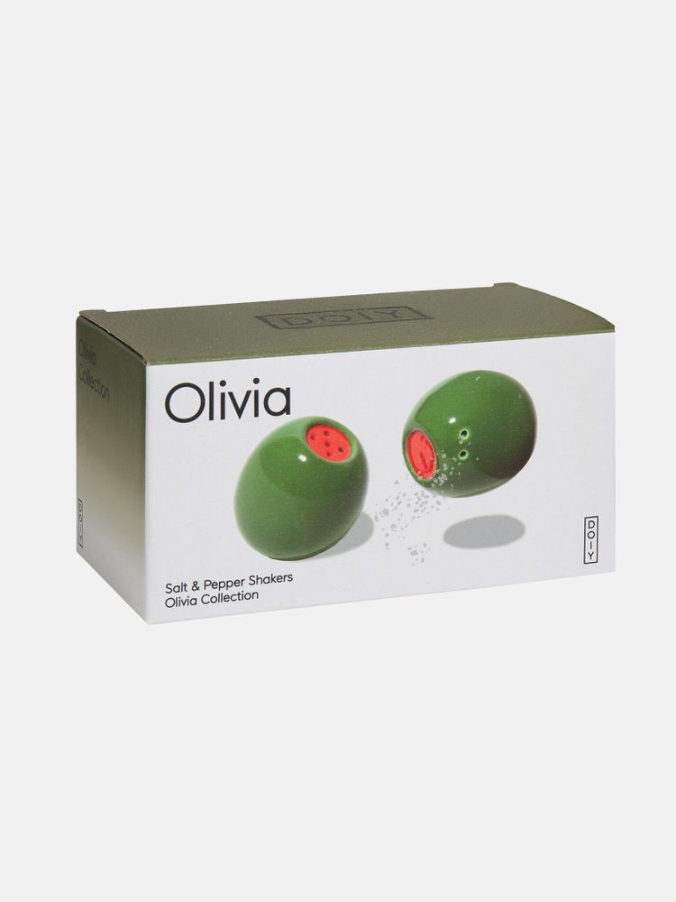 Ustensiles de cuisine - DOIY Olive Salt & Pepper Shakers - THE WOW EFFECT COMPANY