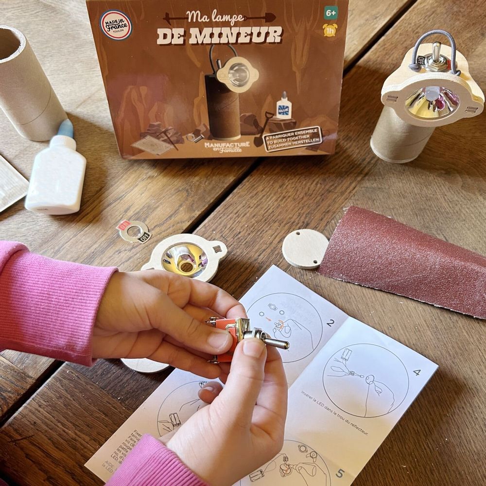 Toys - My Miner's Lamp, a family building project - MANUFACTURE EN FAMILLE