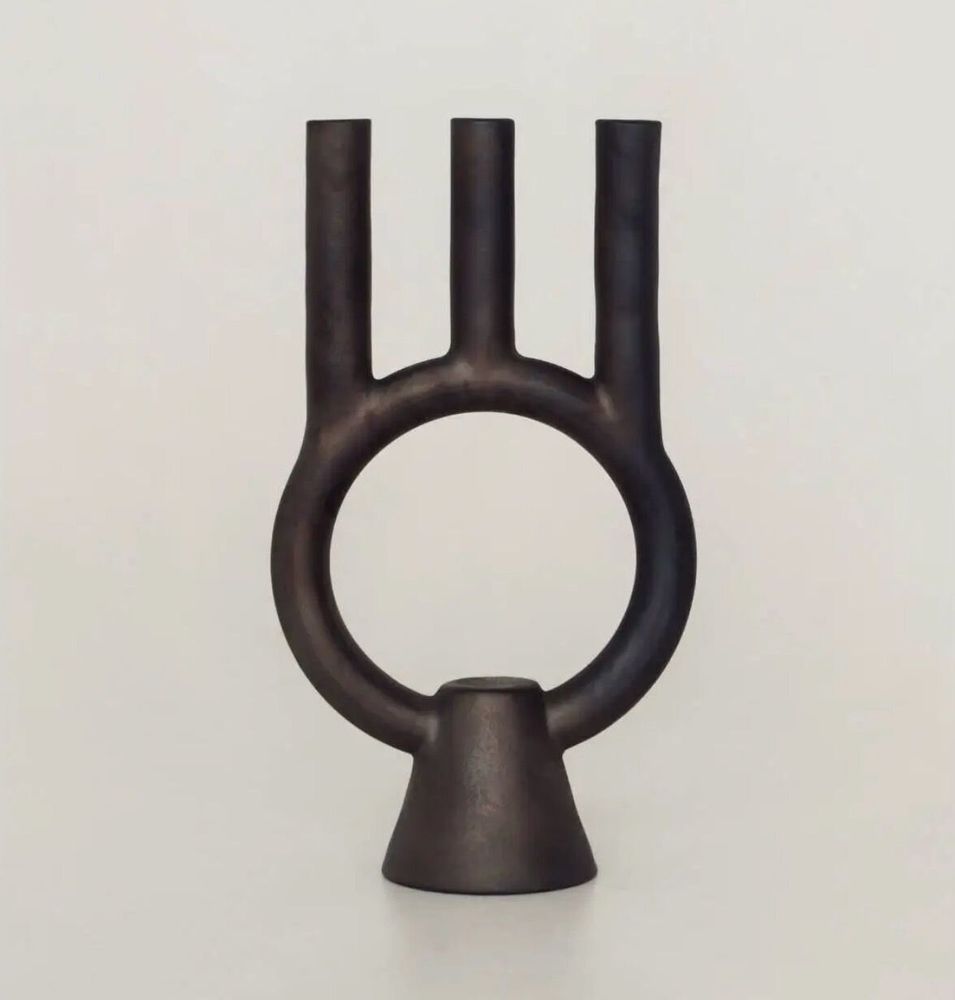 Ceramic - Trinity candle holder Guculia.Tini - GALERIE SANA MOREAU