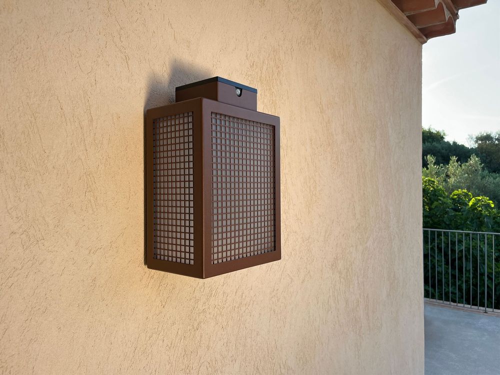 Outdoor wall lamps - solar wall lamp APS 030 frame - LYX LUMINAIRES