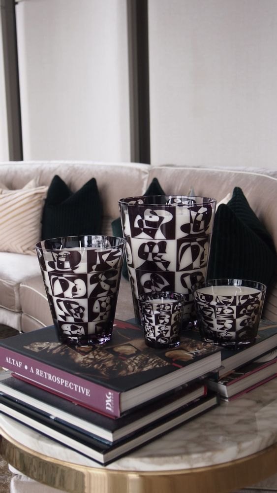 Candles - MOSAICO EN AJEDREZ Luxury Candle - 300g | ARTITUDE HOME - ARTITUDE HOME