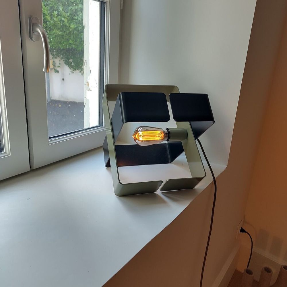 Objets design - Lampe à Poser Bicolore – BO X - BOETHIC - DECORATION ENGAGEE