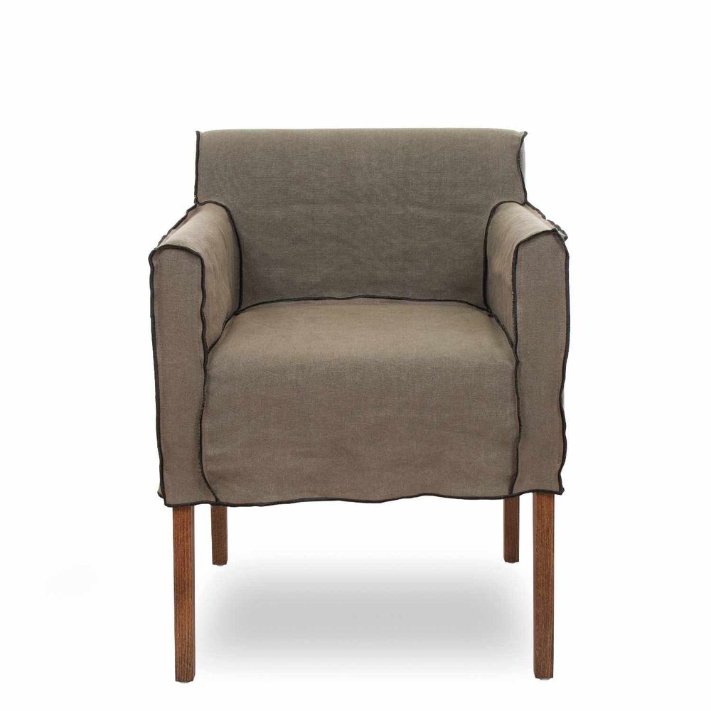 Chairs for hospitalities & contracts - Oga Arm Cover | Removable cover Chair - CREARTE COLLECTIONS