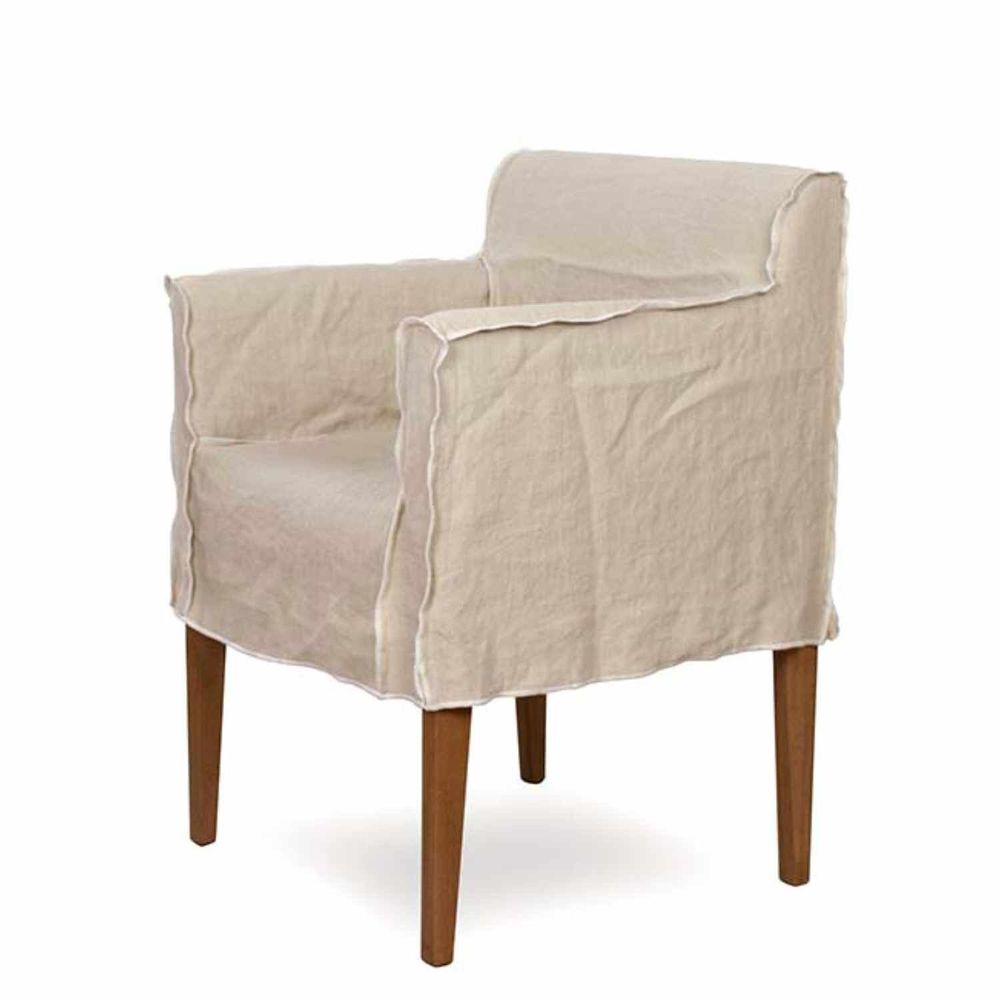 Chairs for hospitalities & contracts - Oga Arm Cover | Removable cover Chair - CREARTE COLLECTIONS