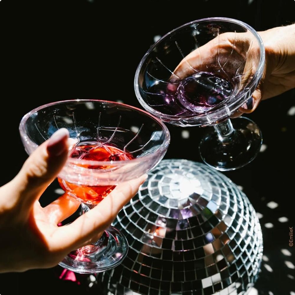 Stemware - Set of 6 CHICAGO cocktail glasses - LA ROCHÈRE