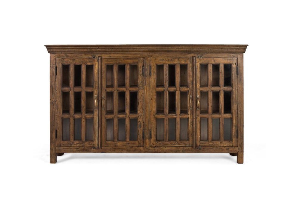 Buffets - Buffet sculpté à la main en bois de teck recyclé - GINER Y COLOMER