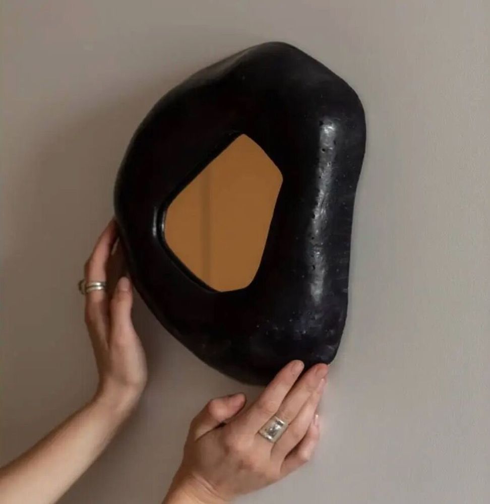 Mirrors - Ceramic mirror Vorozheska - GALERIE SANA MOREAU