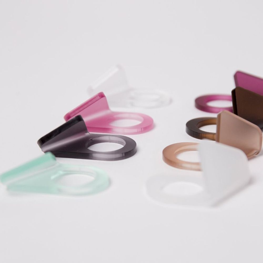 Jewelry - Ode to the Lightness Ring - Available in 8 translucent palettes - PAMELA COROMOTO