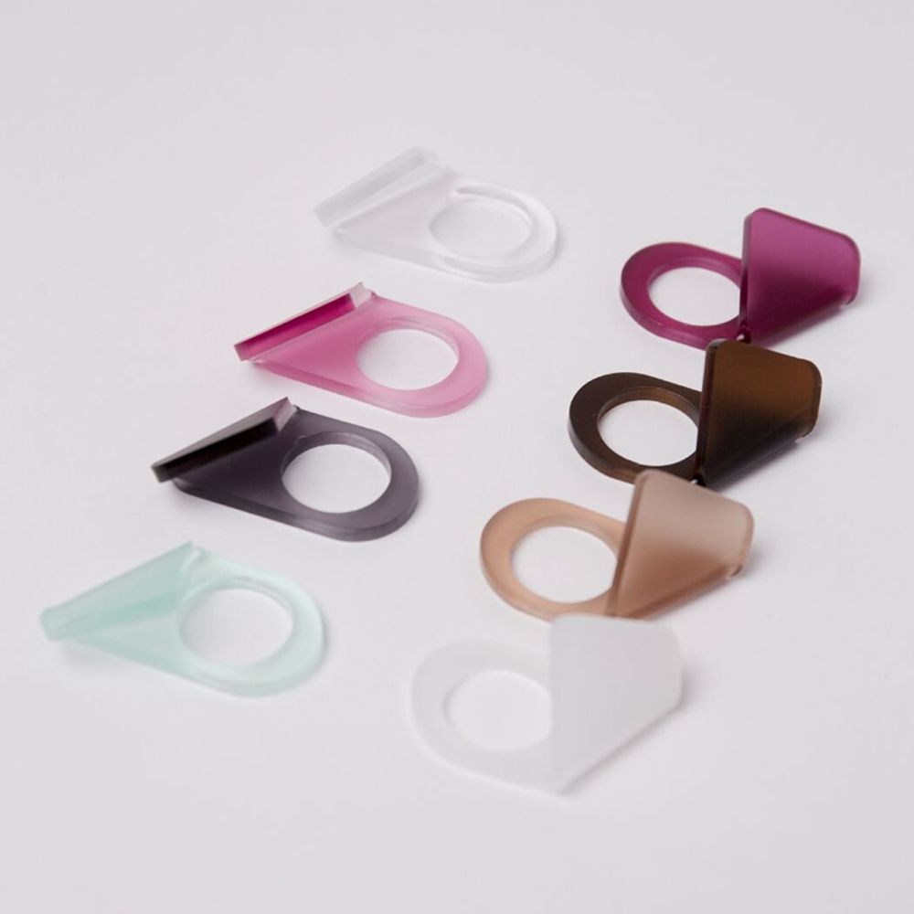 Jewelry - Ode to the Lightness Ring - Available in 8 translucent palettes - PAMELA COROMOTO