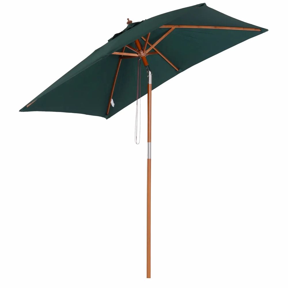 Sunshades - Rectangular tilting parasol dim. 2L x 1.5W x 2.3H m - AOSOM BUSINESS