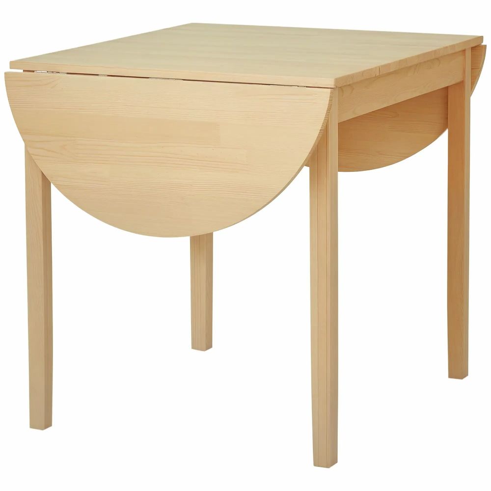 Tables Salle à Manger - Table à manger pliante 2 abattants - 4 personnes - bois pin - AOSOM BUSINESS