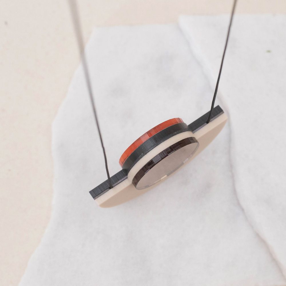 Jewelry - Blok Necklace – Reversible pendant with bold minimalist design - PAMELA COROMOTO