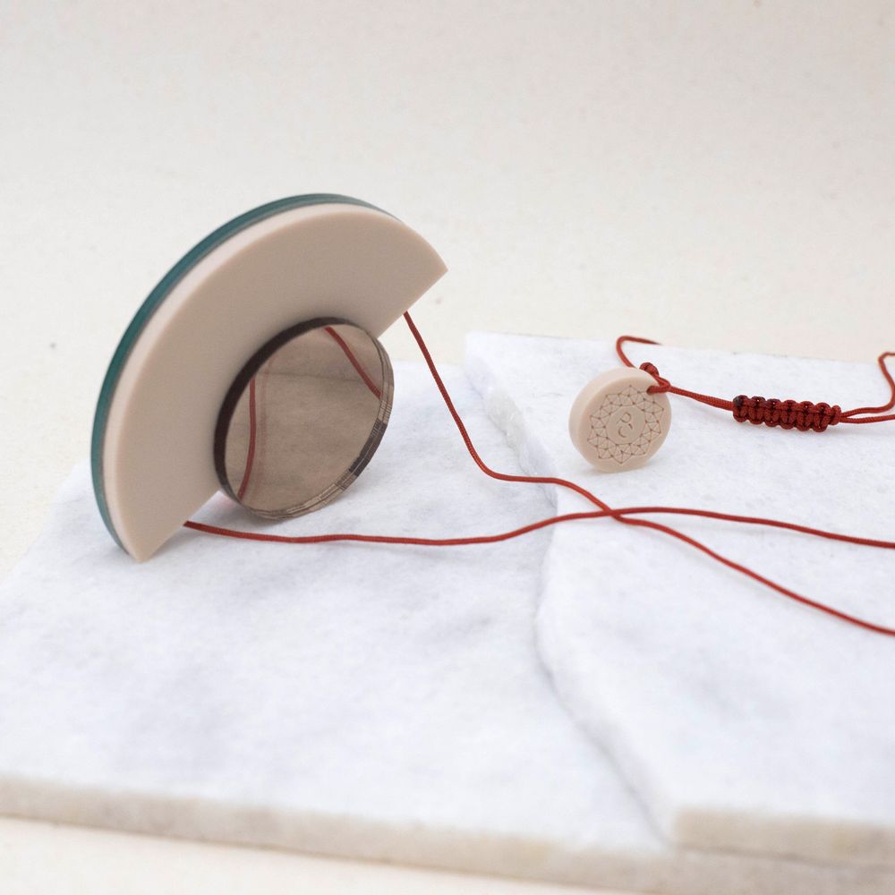 Jewelry - Blok Necklace – Reversible pendant with bold minimalist design - PAMELA COROMOTO