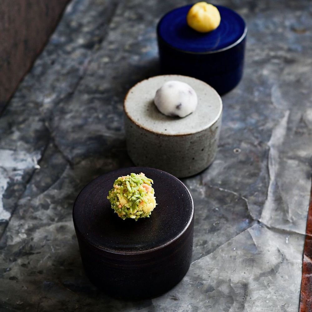 Assiettes de réception - Assiette surélevée - Buno - MARUMITSU POTERIE