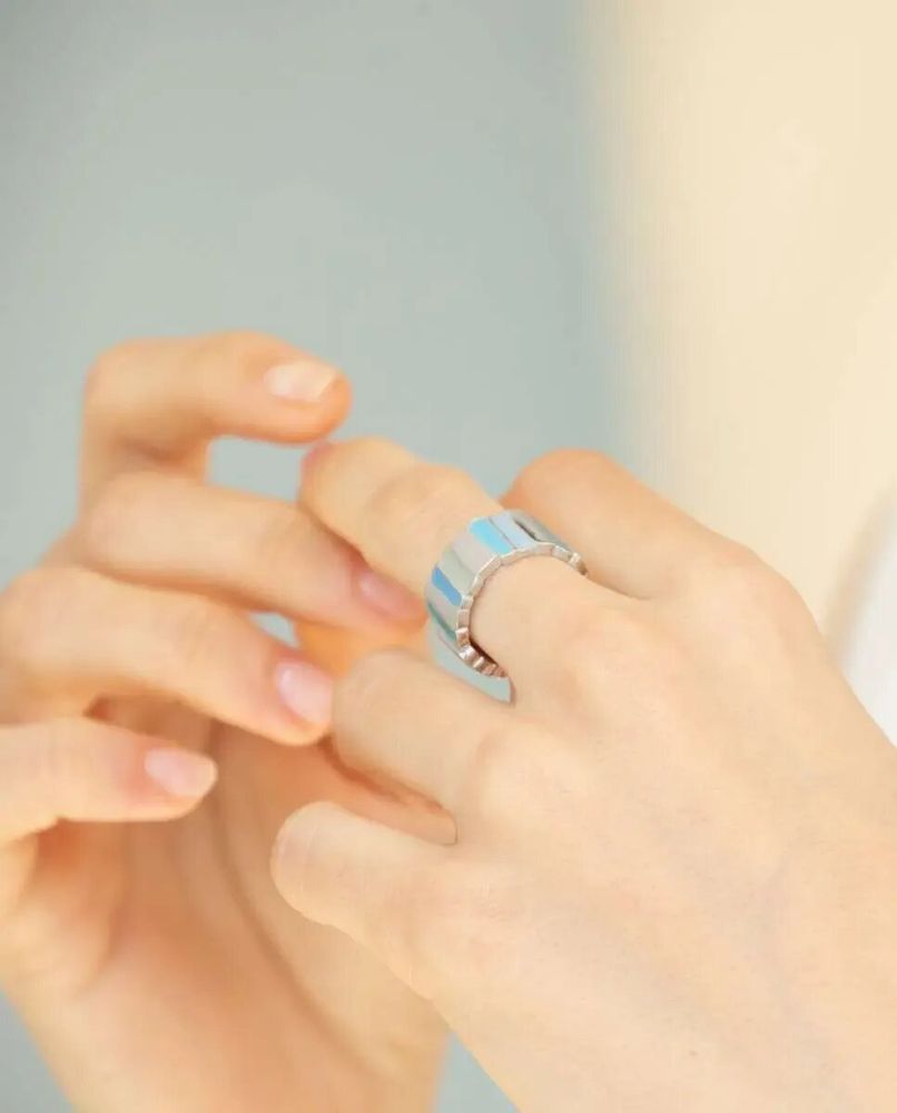 Jewelry - SILVER RING PALETTE - JOIDART