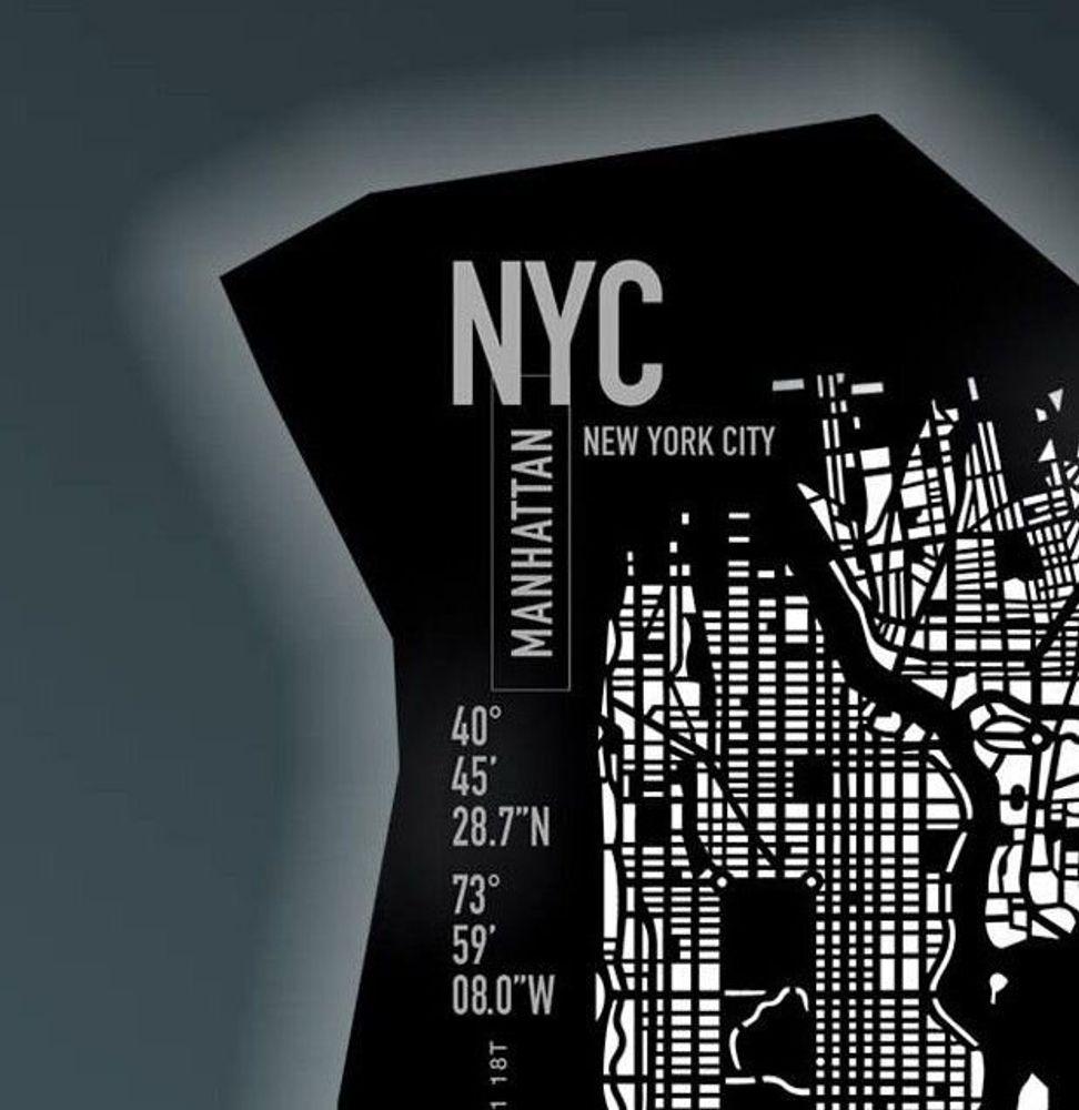 Wall lamps - New York Wall Lamp in Leather, Backlit with LED Customizable - FRANK&FRANK