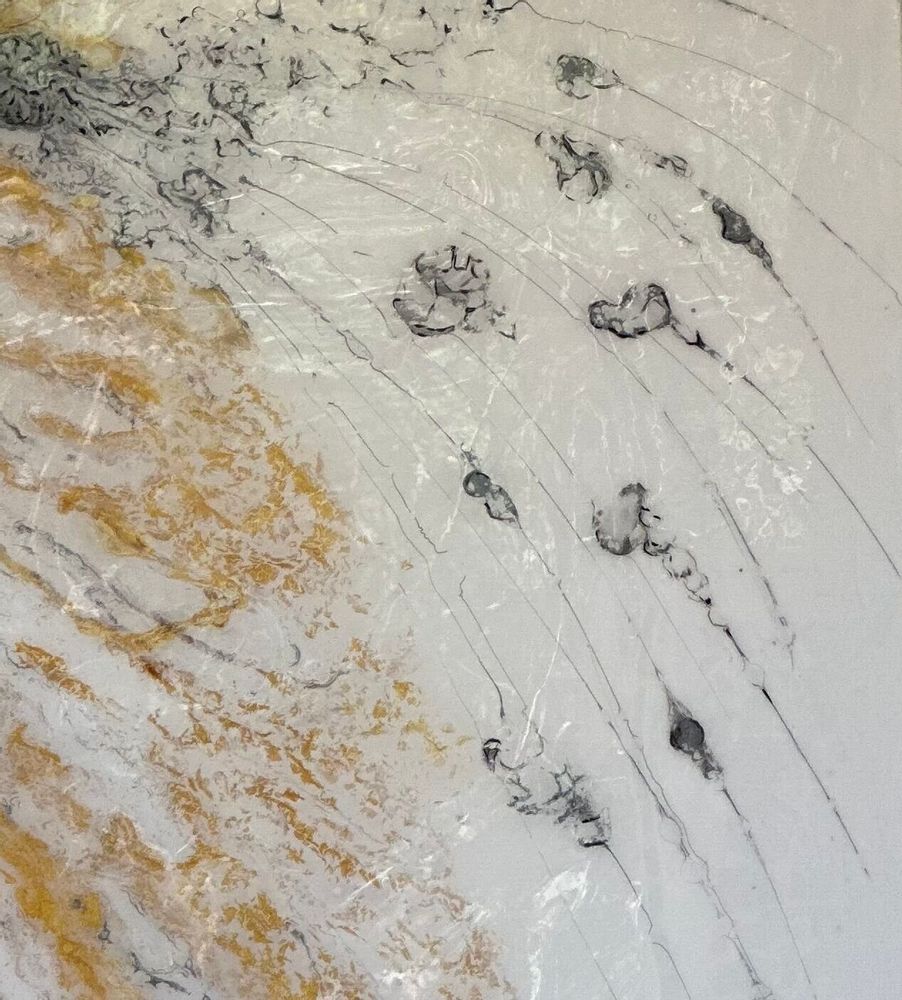 Paintings - "Golden wings" acrylic painting epoxy resin finish - TURIK&ART (KSENIIA TURIK)